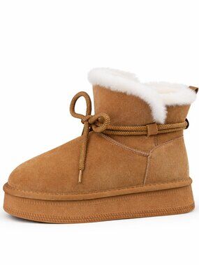 Women's Chestnut leather Sparkly Toe Heel Cowgirl Boots With Pull On Tabs